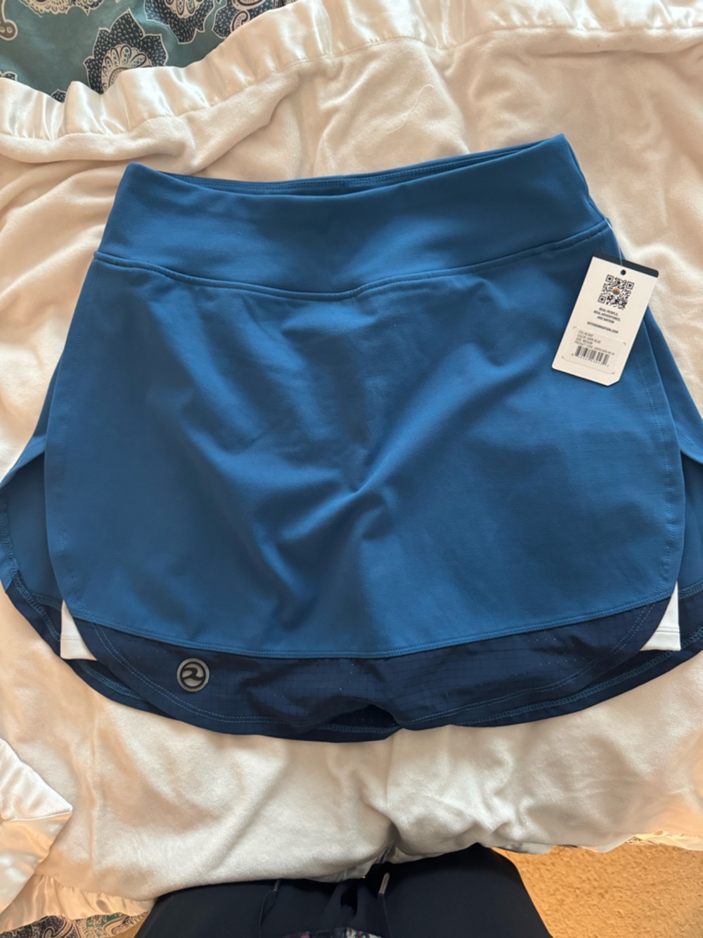 Blue athletic skort